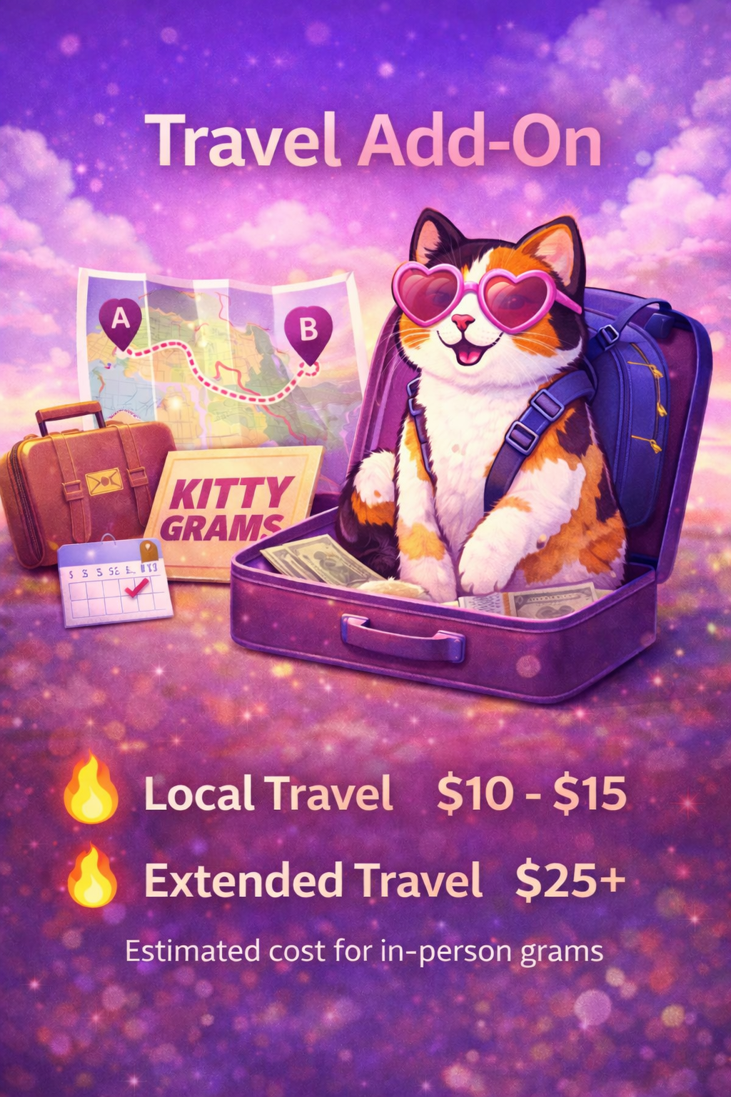 🚘 Travel Fee (Add-On)