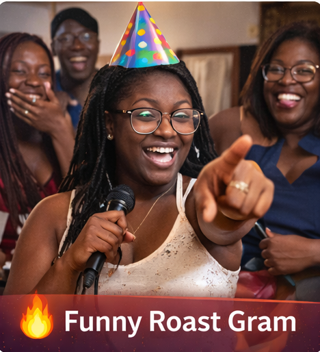 😂 Funny Roast Gram